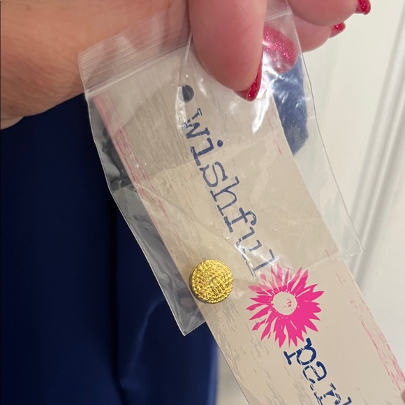 Wishful Park Royal Blue Sheer Sleeveless Cocktail Casual Top XL - Picture 4 of 8